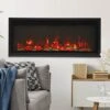 Remii WM-SLIM-45 Extra Slim Smart Indoor Wall Mount Electric Fireplace With Black Steel Surround, 45-Inch 2 Remii WM-SLIM-45 Extra Slim Smart Indoor Wall Mount Electric Fireplace With Black Steel Surround, 45-Inch -Lennox Fires Shop wm slim 45 a 07 22 1