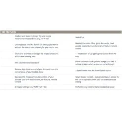 Remii WM-SLIM-65 Extra Slim Smart Indoor Wall Mount Electric Fireplace With Black Steel Surround, 65-Inch 19 Remii WM-SLIM-65 Extra Slim Smart Indoor Wall Mount Electric Fireplace With Black Steel Surround, 65-Inch -Lennox Fires Shop wm slim 45 feat c 07 22 2