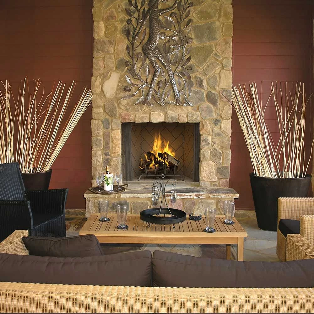Superior 36-Inch Outdoor Masonry Wood Burning Fireplace (WRE6036) 4 Superior 36-Inch Outdoor Masonry Wood Burning Fireplace (WRE6036) - Image 2