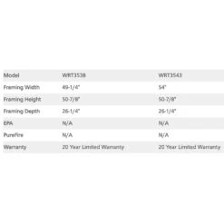 Superior 38-Inch Radiant Wood Burning Fireplace (WRT3538) 11 Superior 38-Inch Radiant Wood Burning Fireplace (WRT3538) -Lennox Fires Shop wrt3543 e 08 21