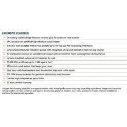 Superior WRT3920-B EPA 2.0CUFT WB Trad ClnFc Grey Stk 15 Superior WRT3920-B EPA 2.0CUFT WB Trad ClnFc Grey Stk -Lennox Fires Shop wrt3920 b e 08 22