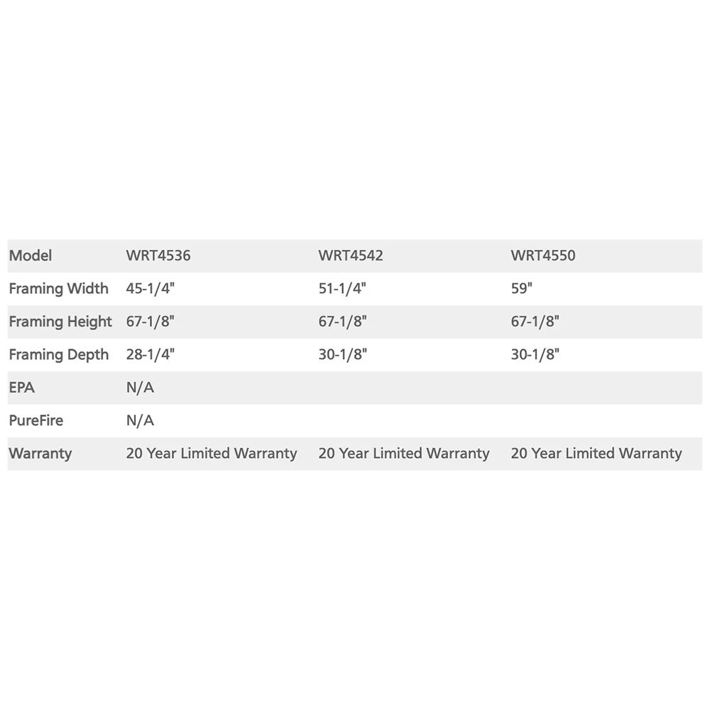 Superior 50-Inch Radiant Wood Burning Fireplace (WRT4550) 6 Superior 50-Inch Radiant Wood Burning Fireplace (WRT4550) - Image 4