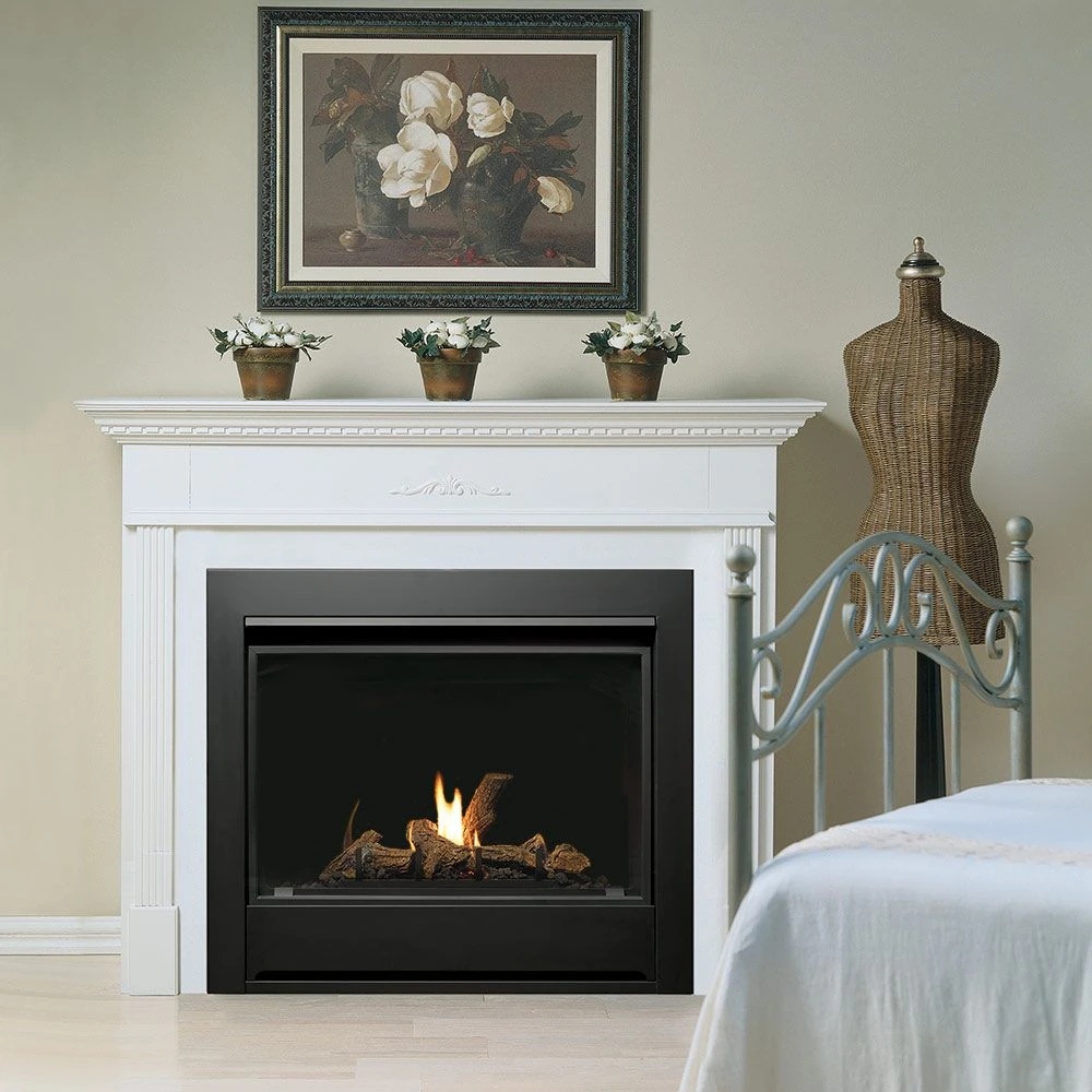 Kingsman ZCV3622 36-Inch Zero Clearance Clean View Direct Vent Gas Fireplace With Log Set 4 Kingsman ZCV3622 36-Inch Zero Clearance Clean View Direct Vent Gas Fireplace With Log Set - Image 2