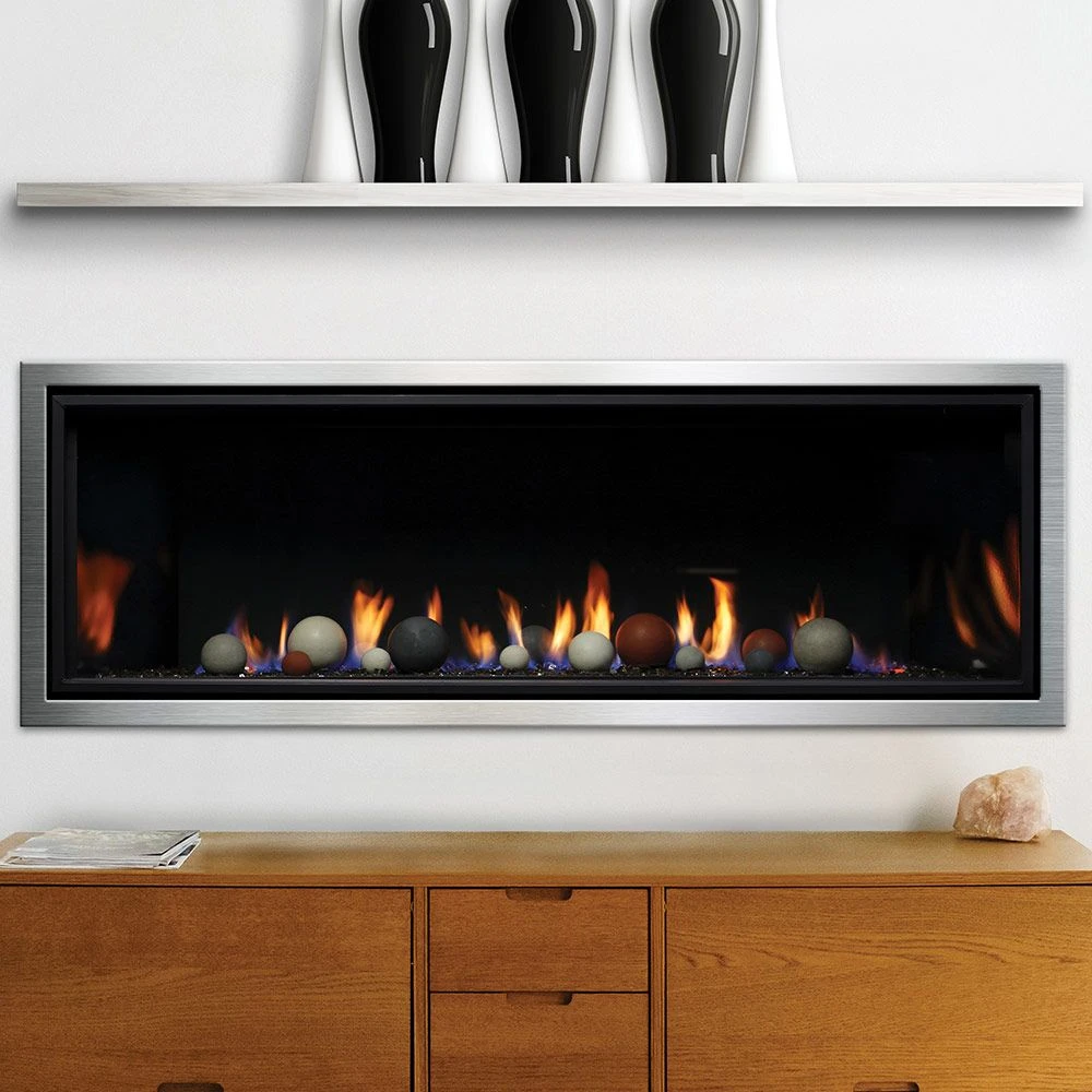 Kingsman ZCVRB47 47-Inch Zero Clearance Linear Direct Vent Gas Fireplace With Fire Glass 5 Kingsman ZCVRB47 47-Inch Zero Clearance Linear Direct Vent Gas Fireplace With Fire Glass - Image 3