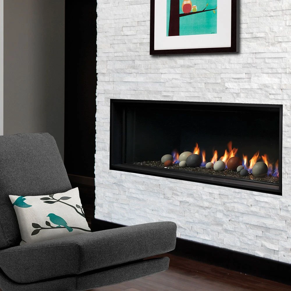 Kingsman ZCVRB47 47-Inch Zero Clearance Linear Direct Vent Gas Fireplace With Fire Glass 7 Kingsman ZCVRB47 47-Inch Zero Clearance Linear Direct Vent Gas Fireplace With Fire Glass - Image 5