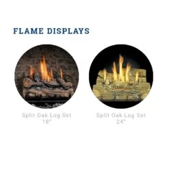 Kingsman ZVF33P 33-Inch Zero Clearance Vent-Free Gas Firebox With Log Set -Lennox Fires Shop zvf33p liners media a 10 20